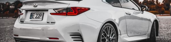 Lexus RC 350, sports car Wallpaper 1590x400