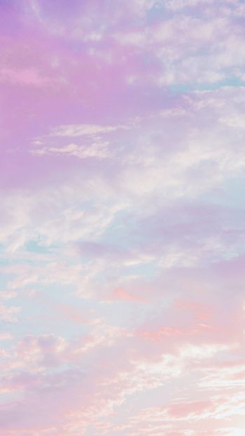 clouds, pink Wallpaper 640x1136