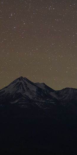 mountains, starry night Wallpaper 720x1440