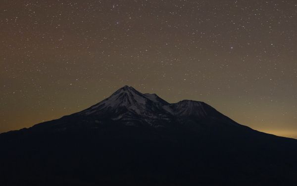 mountains, starry night Wallpaper 1920x1200