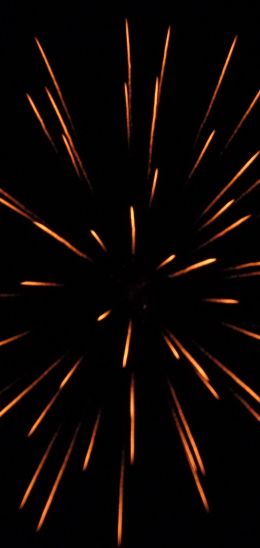 fireworks, holiday lights Wallpaper 1080x2280