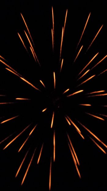 fireworks, holiday lights Wallpaper 640x1136