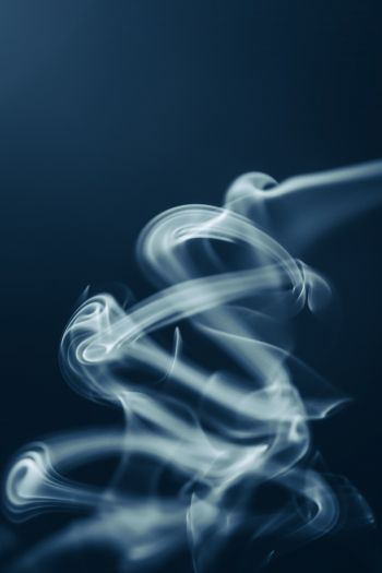 smoke, dark background Wallpaper 640x960