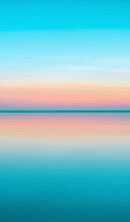 horizon, water, blue Wallpaper 600x1024