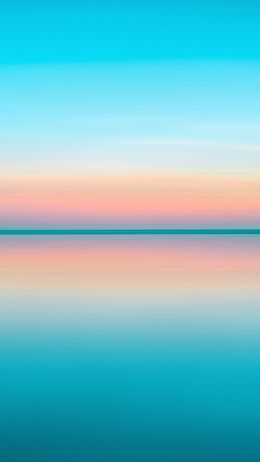 horizon, water, blue Wallpaper 1080x1920