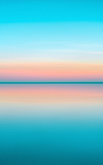 horizon, water, blue Wallpaper 800x1280