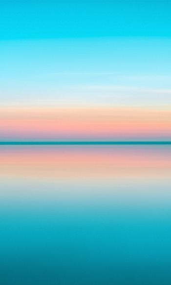 horizon, water, blue Wallpaper 1200x2000