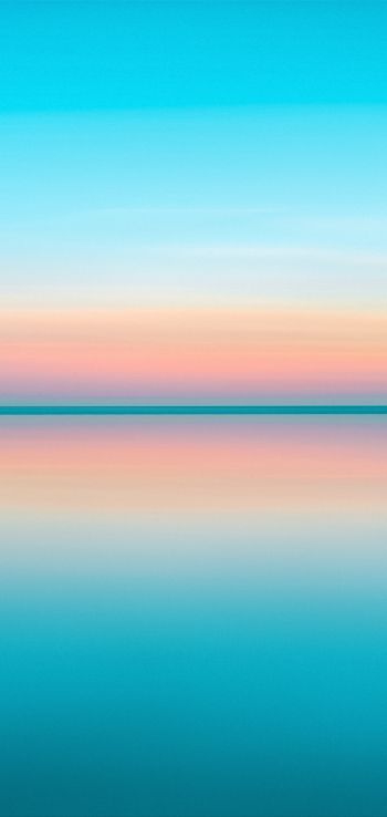 horizon, water, blue Wallpaper 720x1520