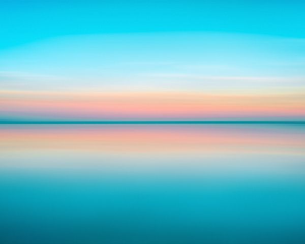 horizon, water, blue Wallpaper 1280x1024