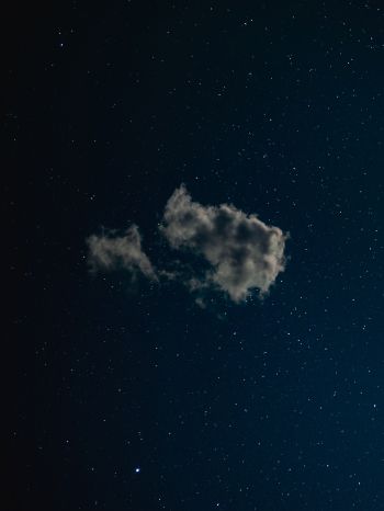 cloud, starry sky Wallpaper 1536x2048