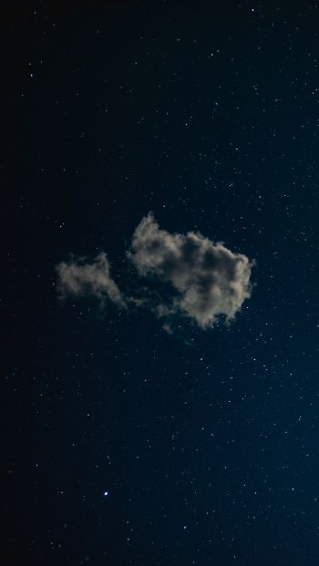 cloud, starry sky Wallpaper 640x1136