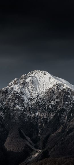 mountains, night, snow Wallpaper 720x1600