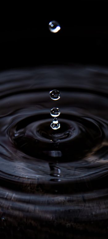 ripple, water, drop Wallpaper 1080x2400