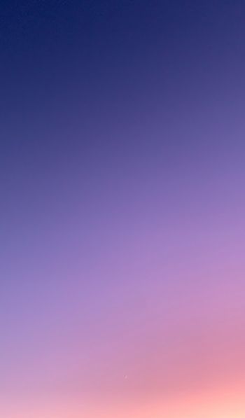 gradient, pink, sky Wallpaper 600x1024