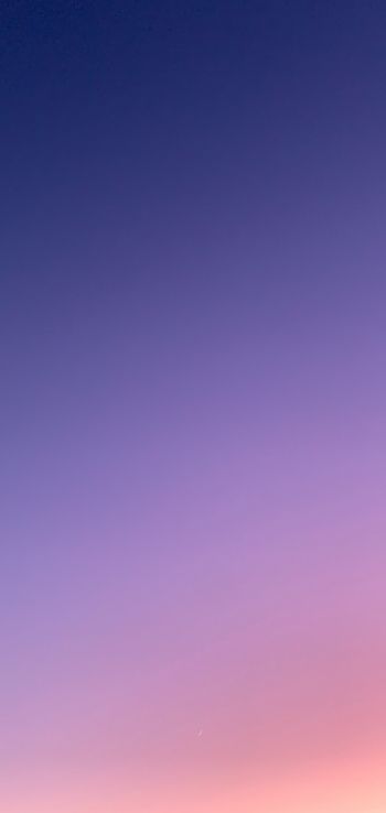 gradient, pink, sky Wallpaper 1440x3040