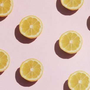 lemon, pink, yellow Wallpaper 3648x3648