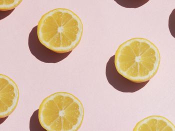 lemon, pink, yellow Wallpaper 800x600