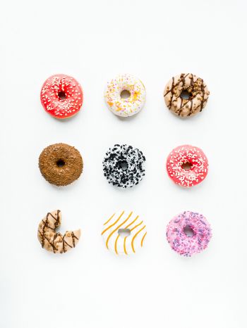 donuts, sweetness Wallpaper 1668x2224