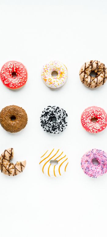 donuts, sweetness Wallpaper 1440x3200