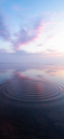 Finland, ripple, lake Wallpaper 1080x2340