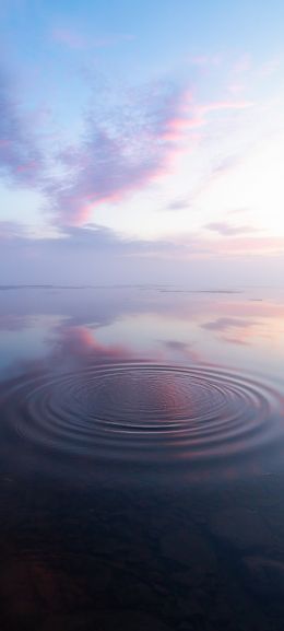 Finland, ripple, lake Wallpaper 1080x2400