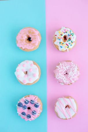 donuts, baking, frosting Wallpaper 3840x5760