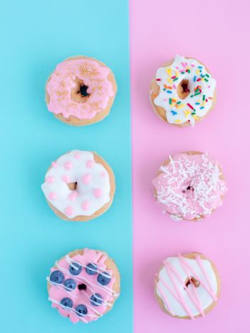 donuts, baking, frosting Wallpaper 2048x2732