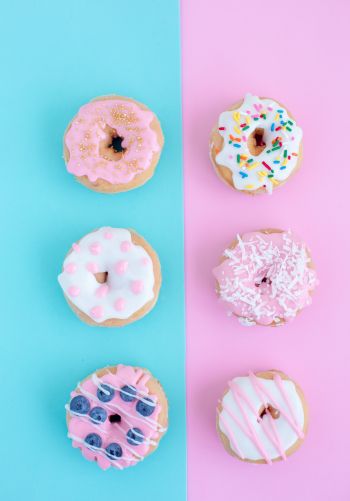 donuts, baking, frosting Wallpaper 1668x2388