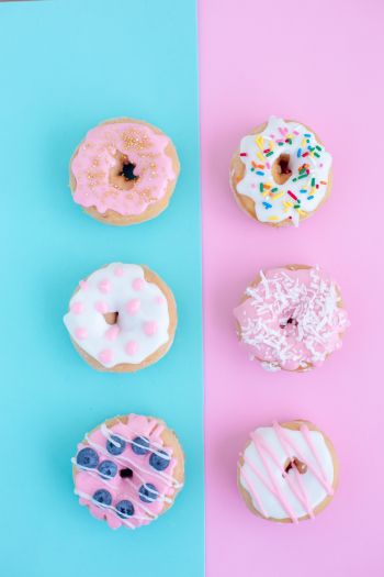 donuts, baking, frosting Wallpaper 640x960