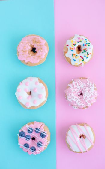 donuts, baking, frosting Wallpaper 1752x2800