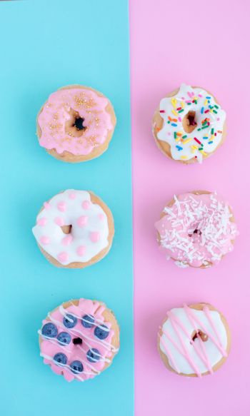 donuts, baking, frosting Wallpaper 1200x2000