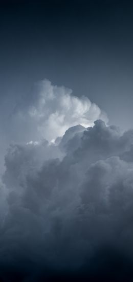 clouds, sky, height Wallpaper 1440x3040