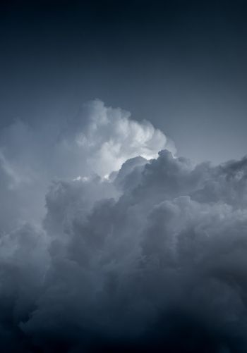 clouds, sky, height Wallpaper 1668x2388