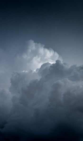 clouds, sky, height Wallpaper 600x1024