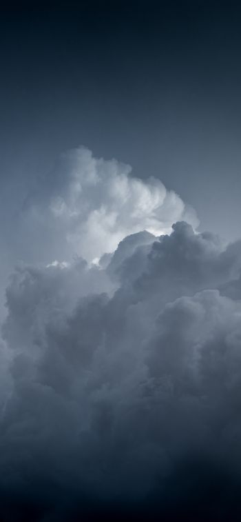 clouds, sky, height Wallpaper 1125x2436