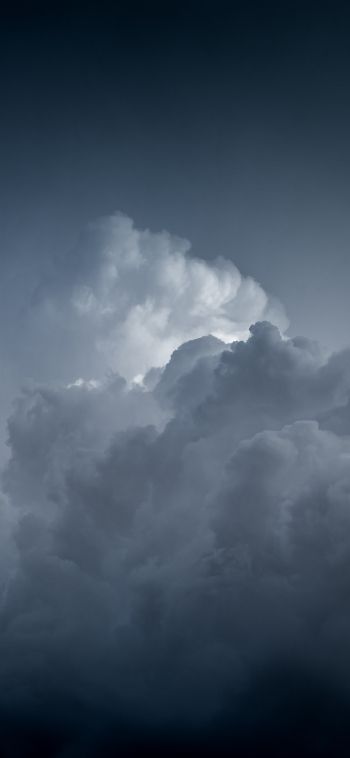 clouds, sky, height Wallpaper 1080x2340