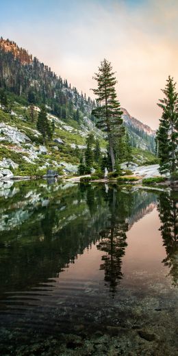 Trinity-Alps, California, USA Wallpaper 720x1440