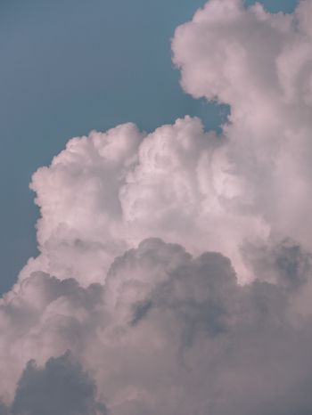 sky, clouds, fluffy Wallpaper 1536x2048