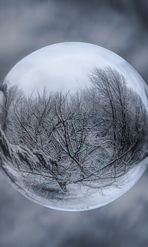 ball, sphere, reflection Wallpaper 1200x2000