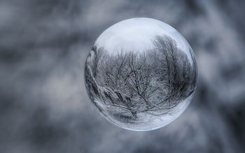 ball, sphere, reflection Wallpaper 2560x1600