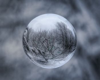 ball, sphere, reflection Wallpaper 1280x1024
