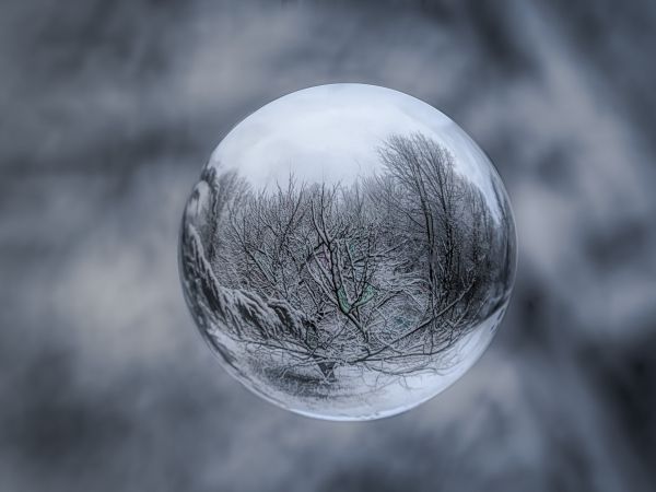 ball, sphere, reflection Wallpaper 1024x768