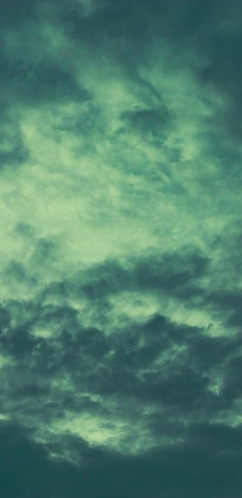 clouds, azure Wallpaper 1080x2220