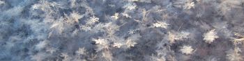 snowflakes, snow, cold Wallpaper 1590x400