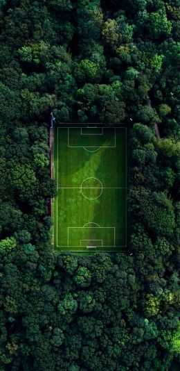 soccer field, soccer, green wallpaper Wallpaper 1440x2960