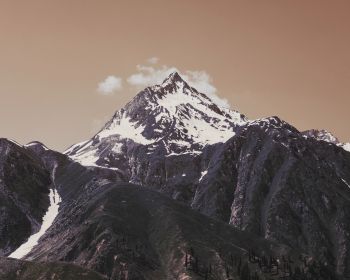 mountains, sky, height Wallpaper 1280x1024