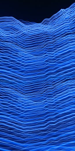 3D modeling, blue Wallpaper 720x1440