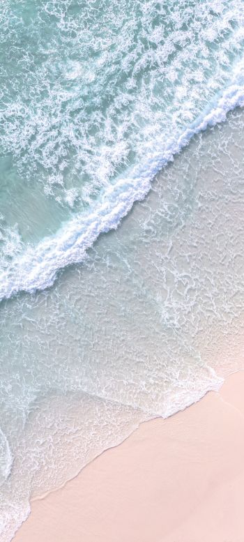 Brazil, beach, foam Wallpaper 720x1600