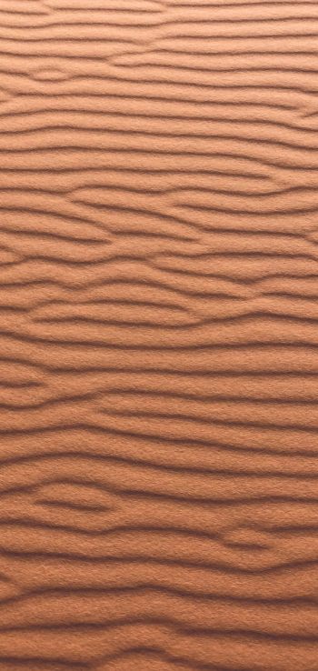 sand, waves Wallpaper 1080x2280