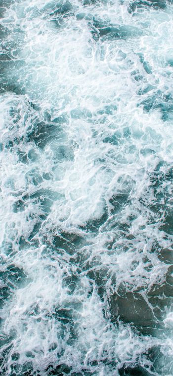 sea foam, water Wallpaper 1080x2340